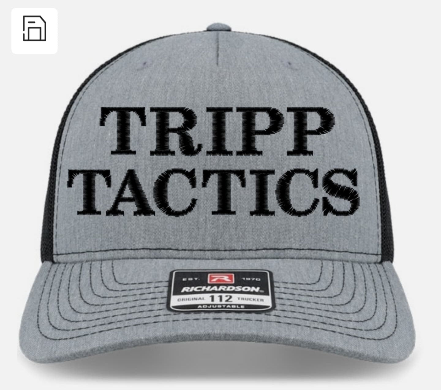 Tripp Tactics Hat-Grey/Black